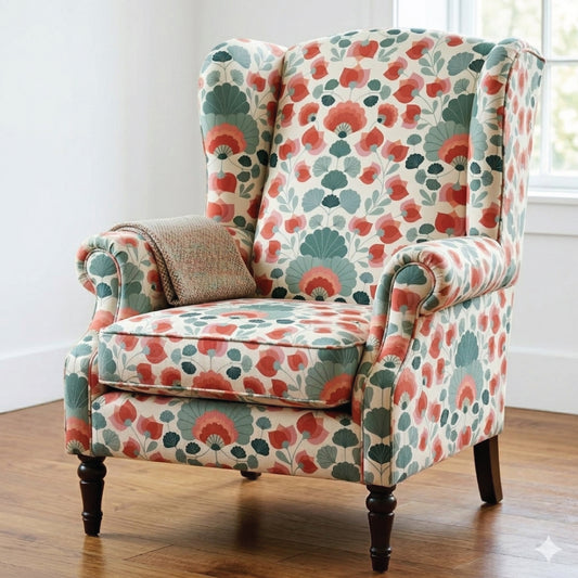 The Teal Periwinkle Print