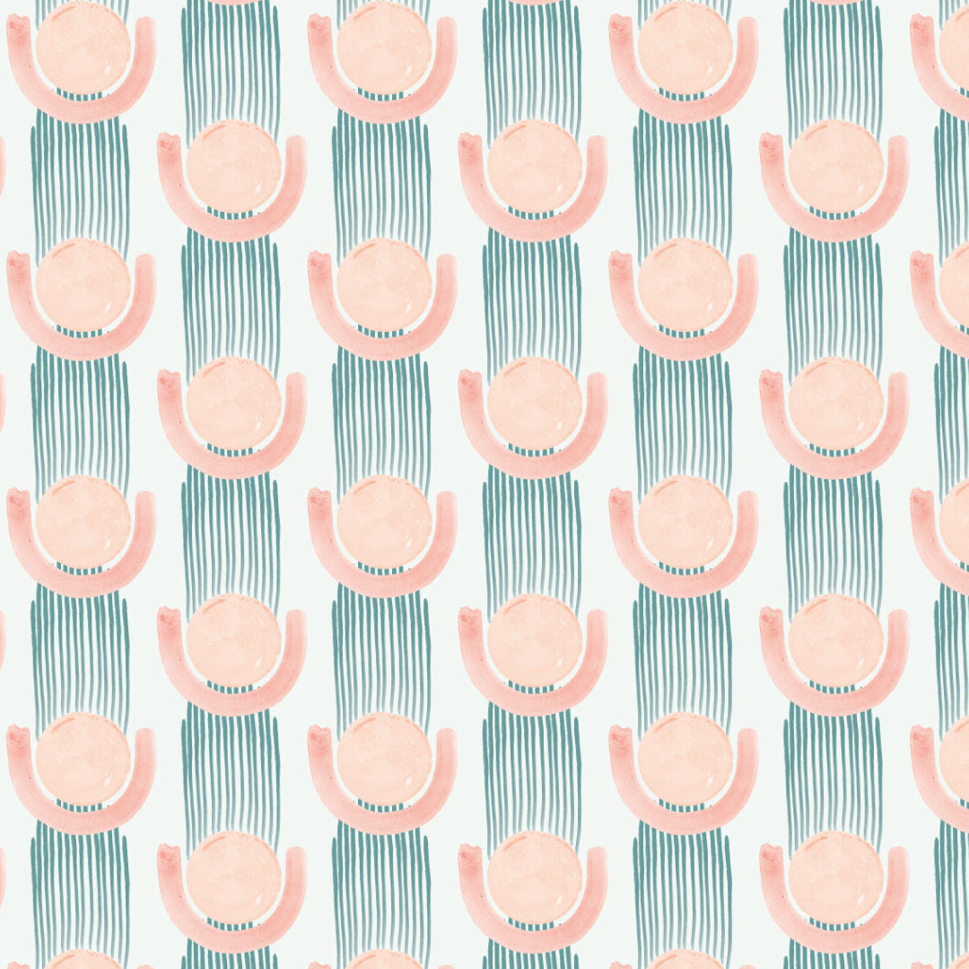 The Peach Rain Print