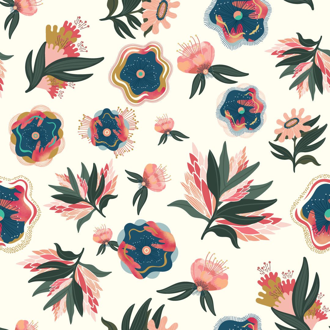 The Tropical Blossomy Print