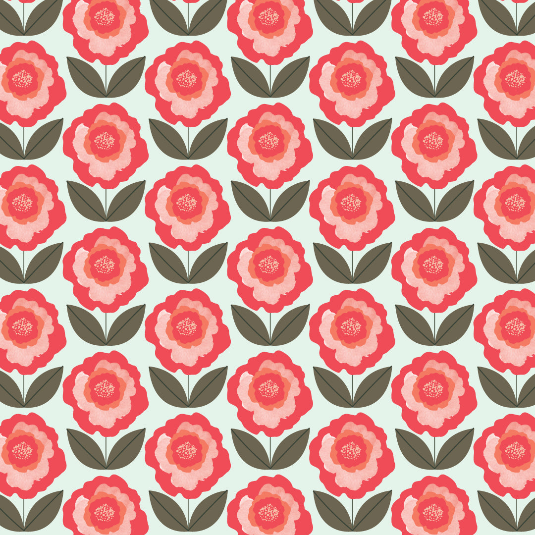 The Flowerpuff Floral Upholstery Fabric