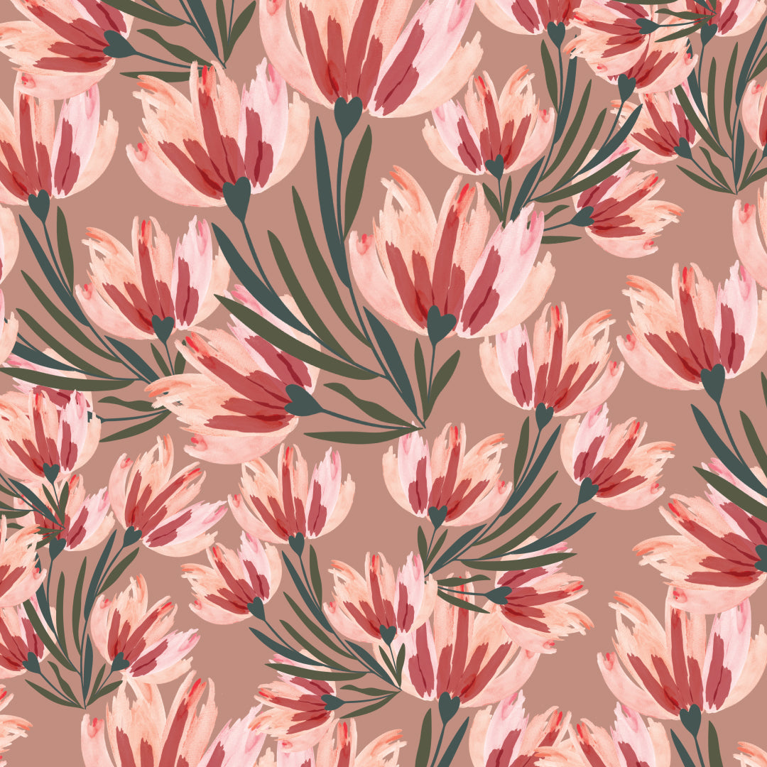 The Rosewisp Floral Upholstery Fabric