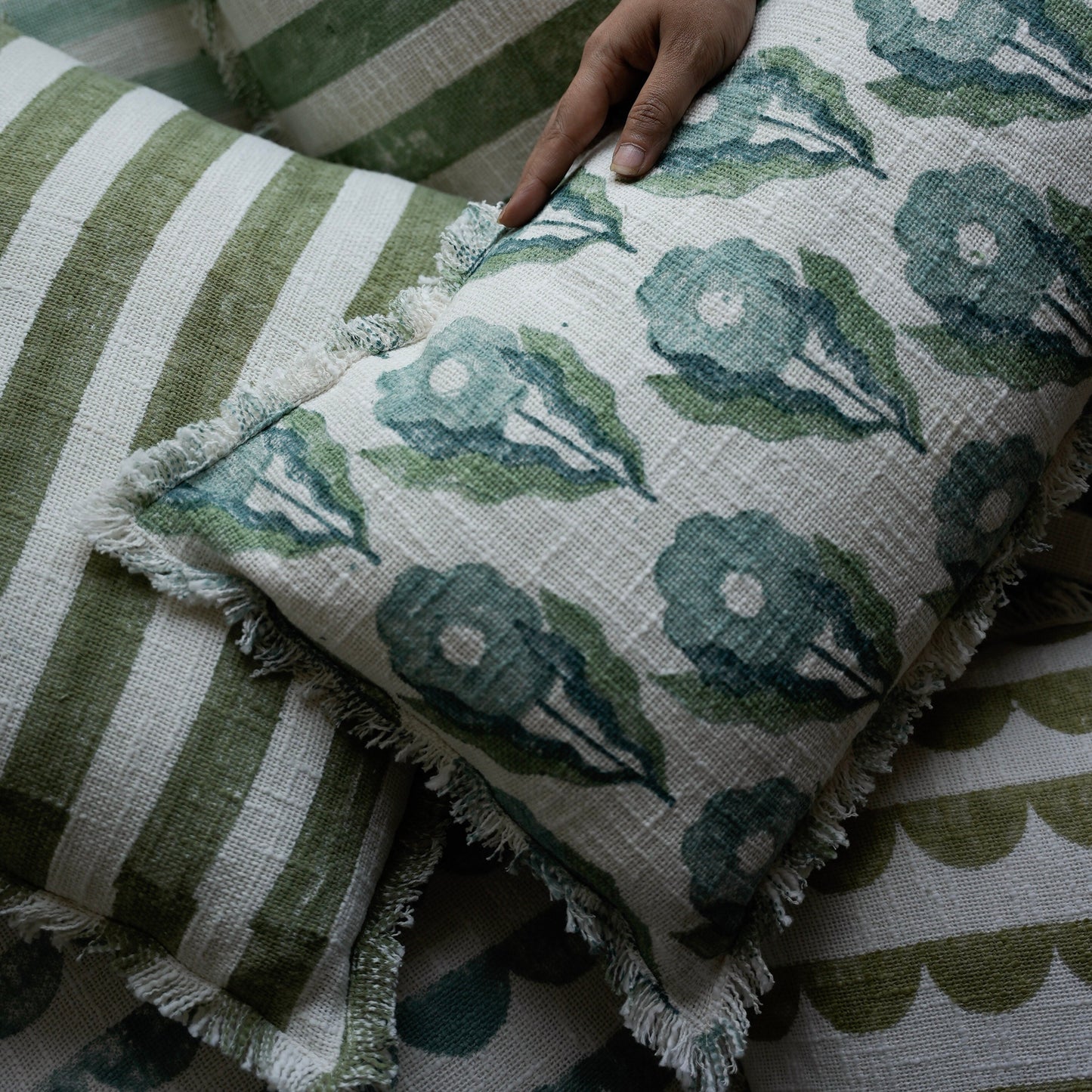Indigo Lumbar Pillow