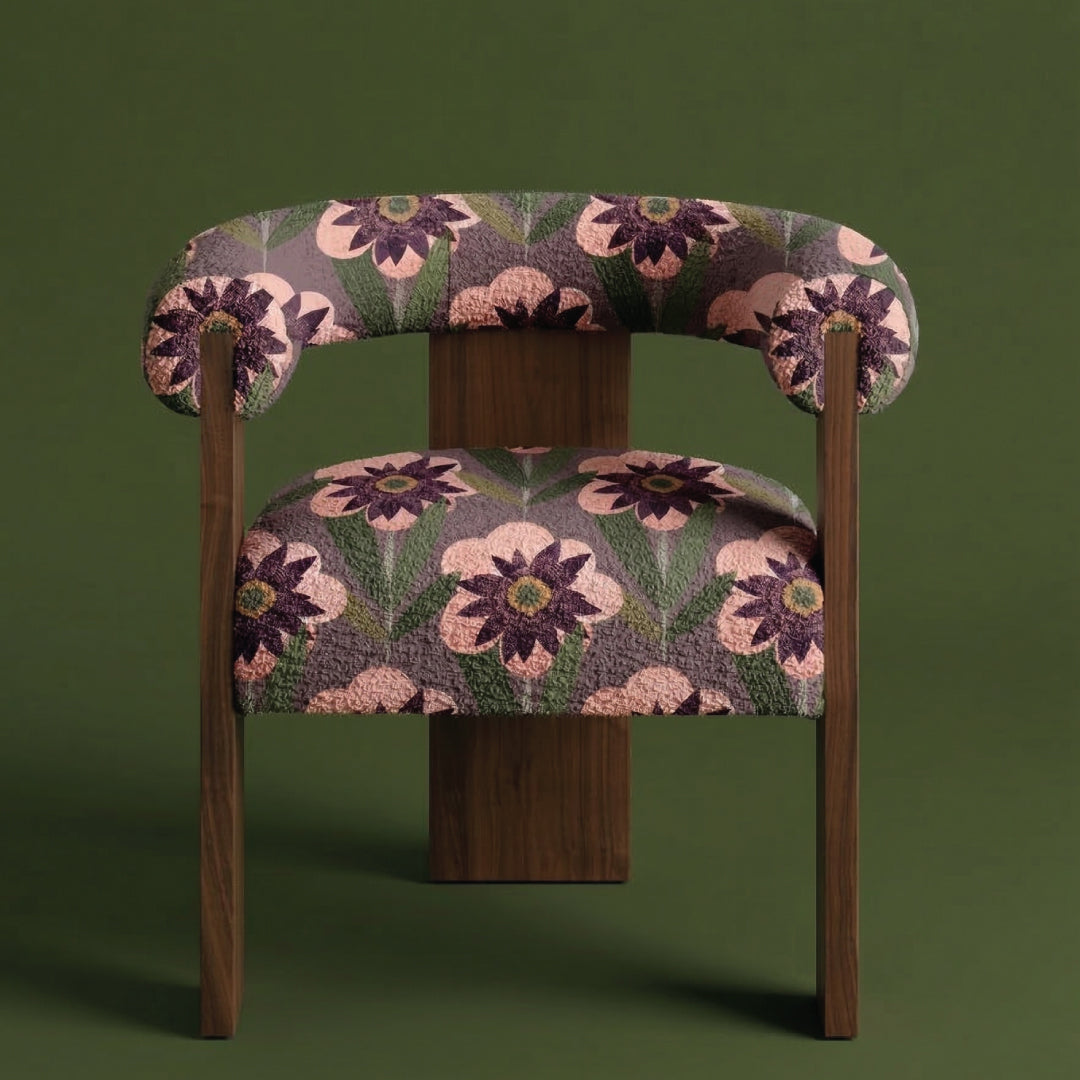 The Lilac Blossom Floral Upholstery Fabric