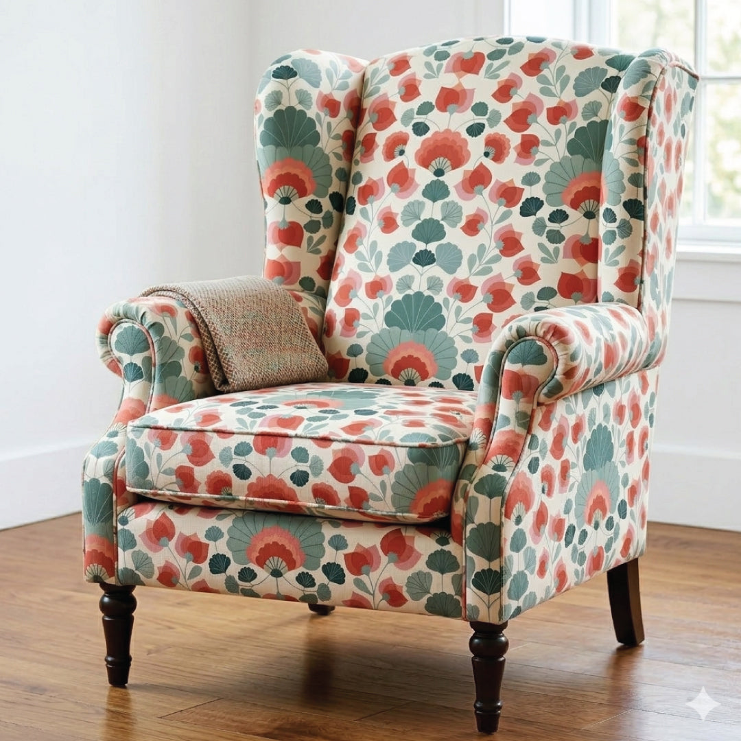 The Teal Periwinkle Print