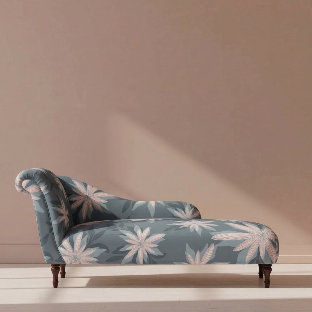 The Blue Ivy Botanical Upholstery Fabric