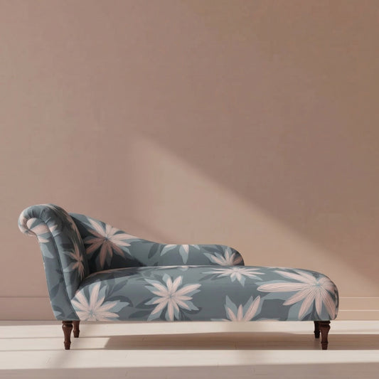 The Blue Ivy Botanical Upholstery Fabric