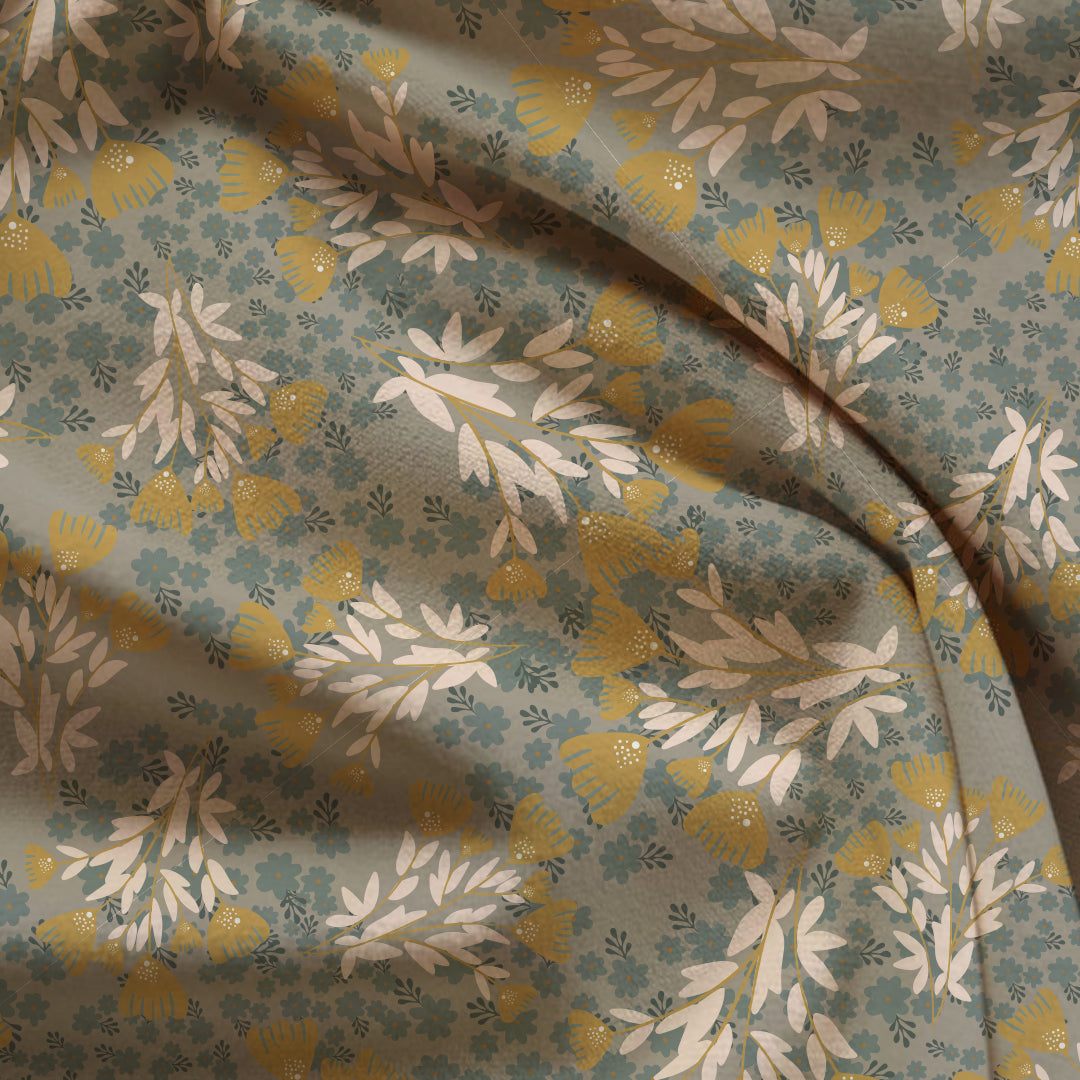 The Hand-Tossed Tulip Upholstery Fabric
