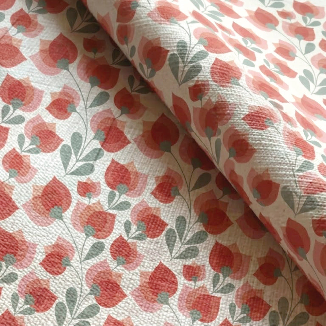 The Bougainvillea Floral Upholstery Fabric