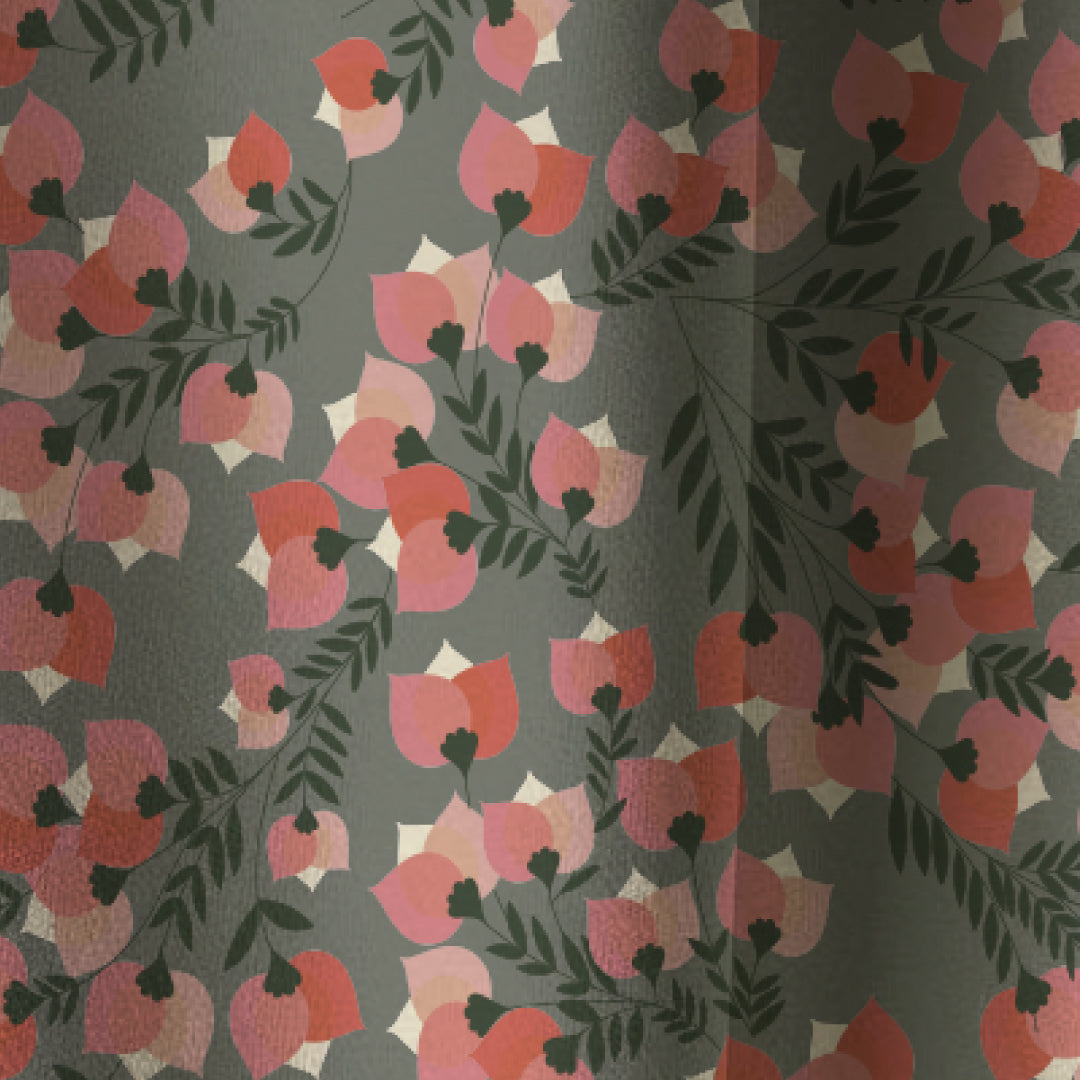 The Jaipur Bougainvillea Upholstery Fabric