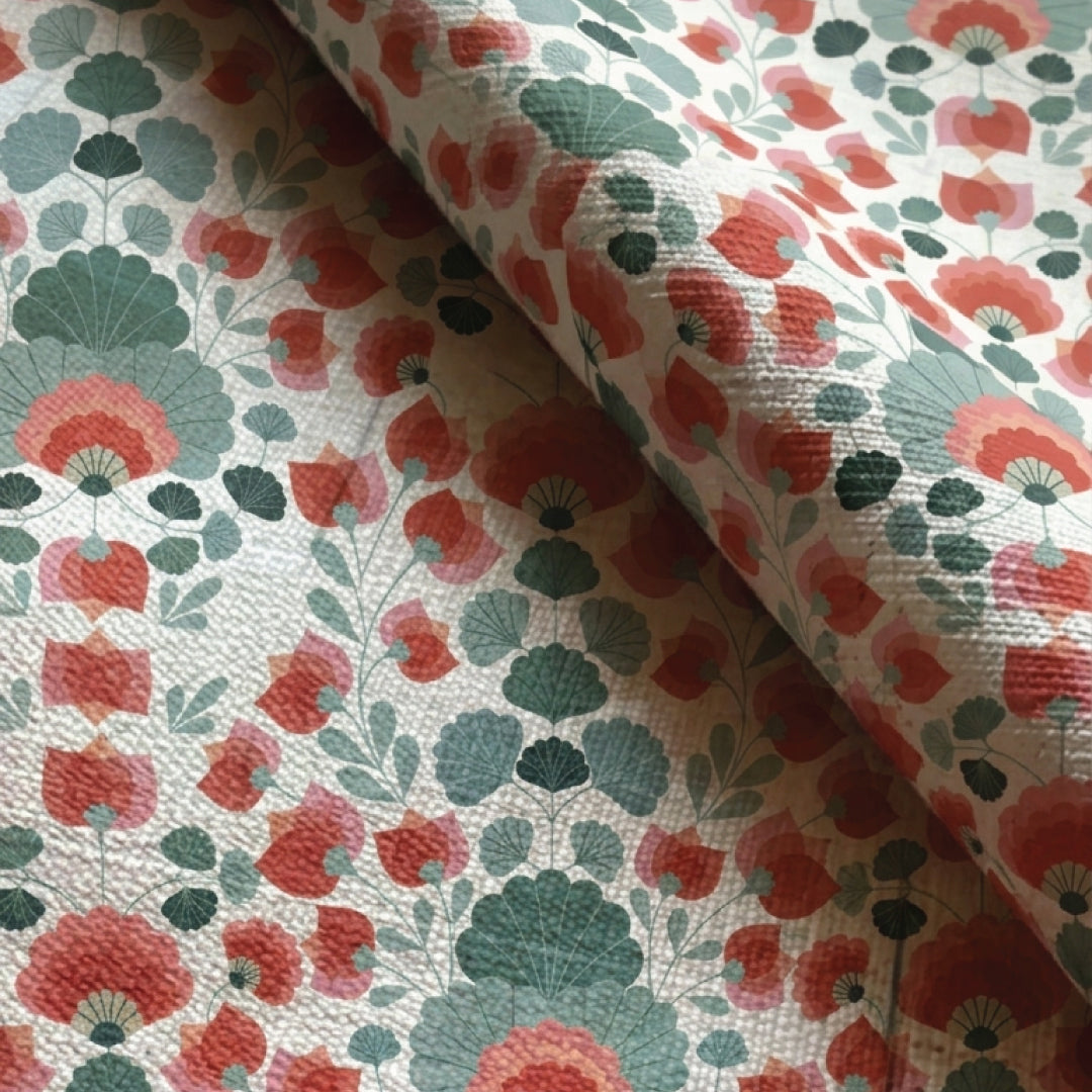 The Teal Periwinkle Print
