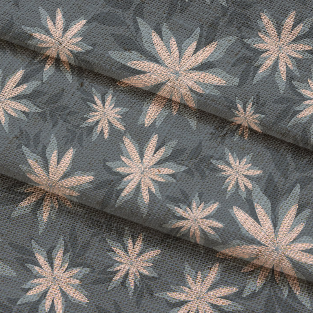 The Blue Ivy Botanical Upholstery Fabric