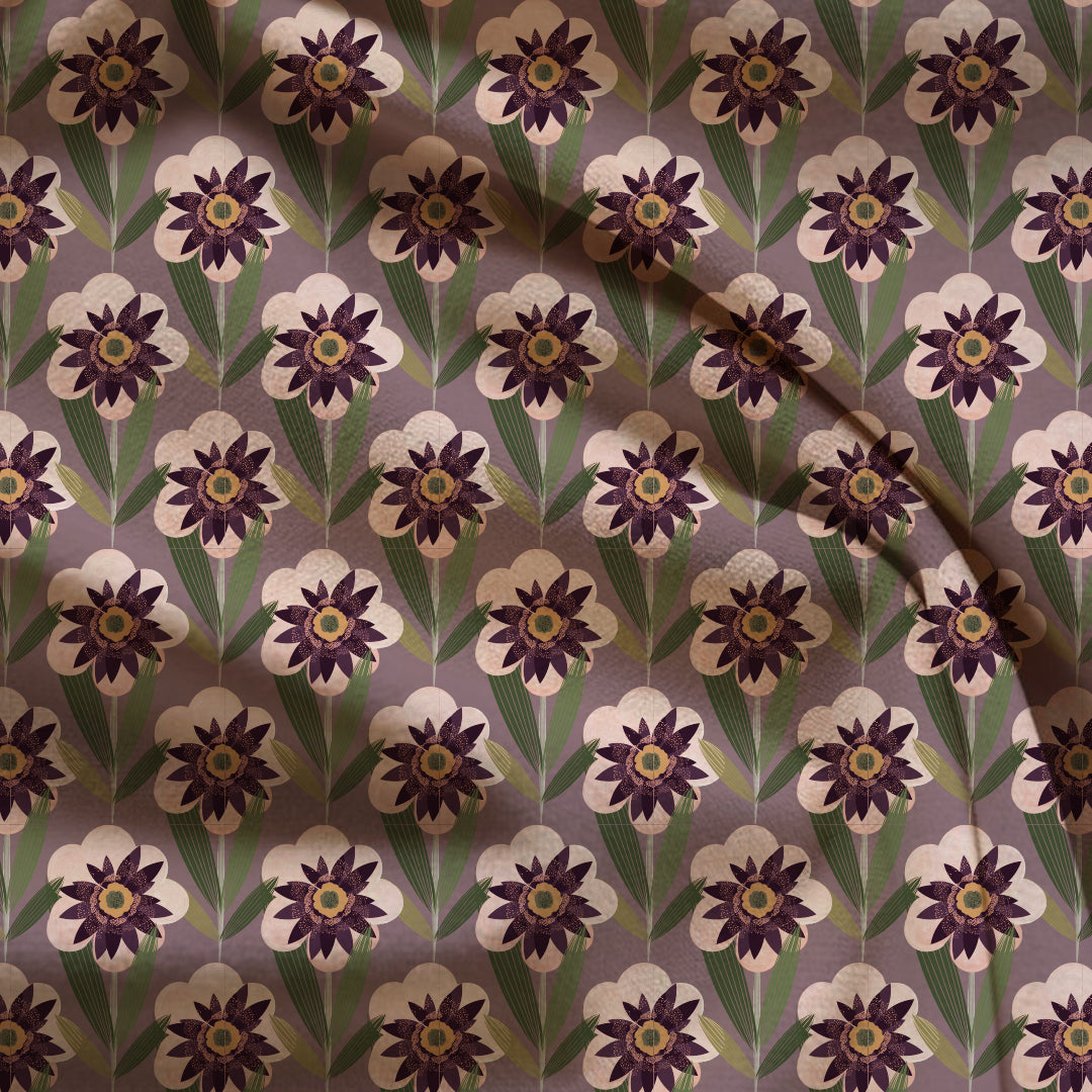 The Lilac Blossom Floral Upholstery Fabric