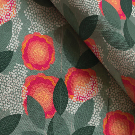 The Rosewood Botanical Upholstery Fabric