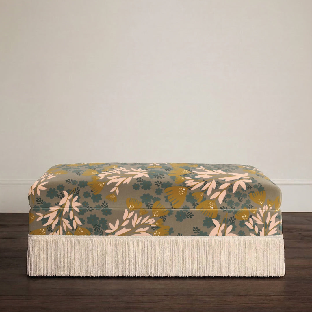 The Hand-Tossed Tulip Upholstery Fabric