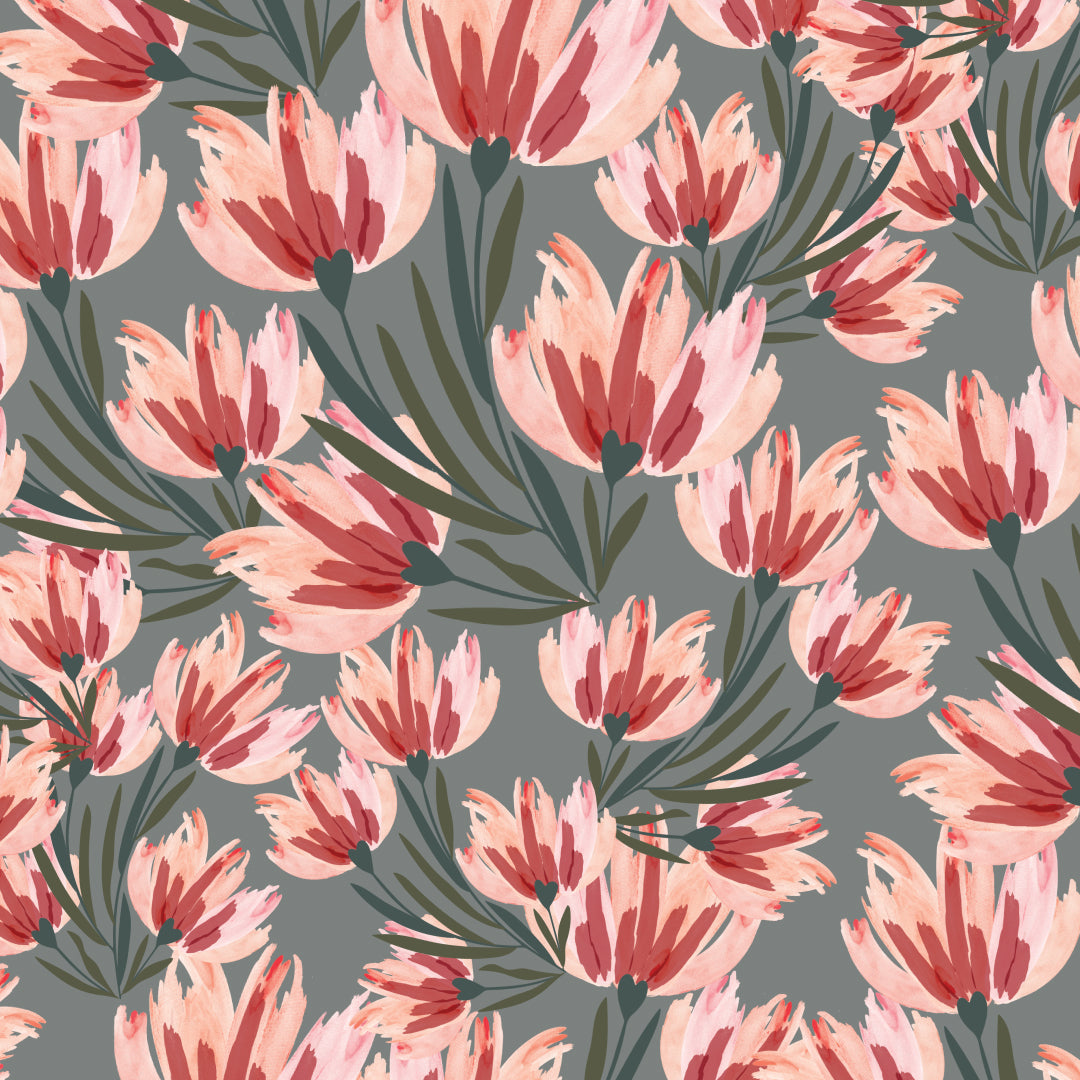 The Rosewisp Floral Upholstery Fabric