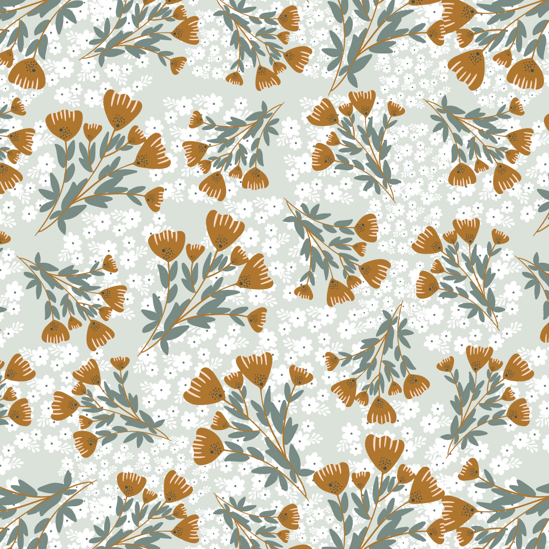 The Hand-Tossed Tulip Upholstery Fabric