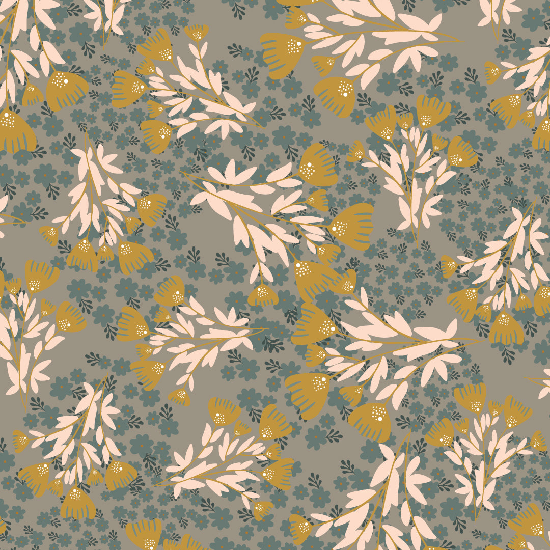 The Hand-Tossed Tulip Upholstery Fabric