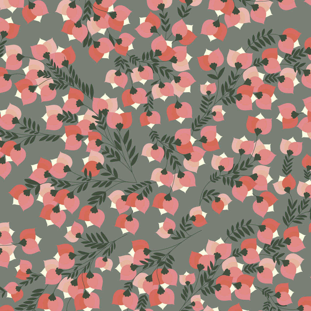 The Jaipur Bougainvillea Upholstery Fabric