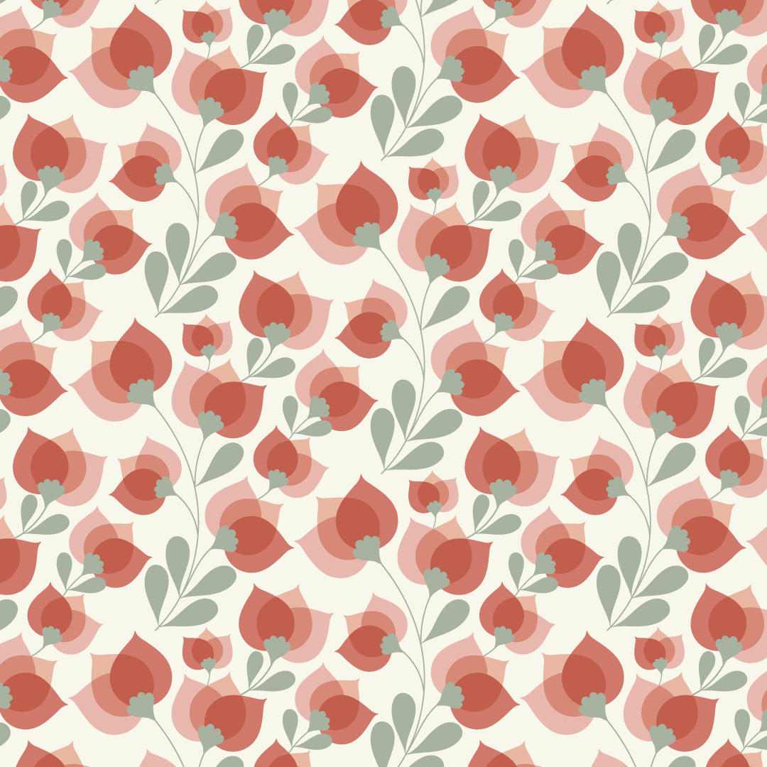 The Bougainvillea Floral Upholstery Fabric