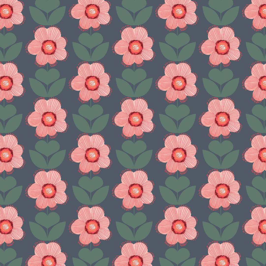 The Scandi-Meadow Upholstery Fabric