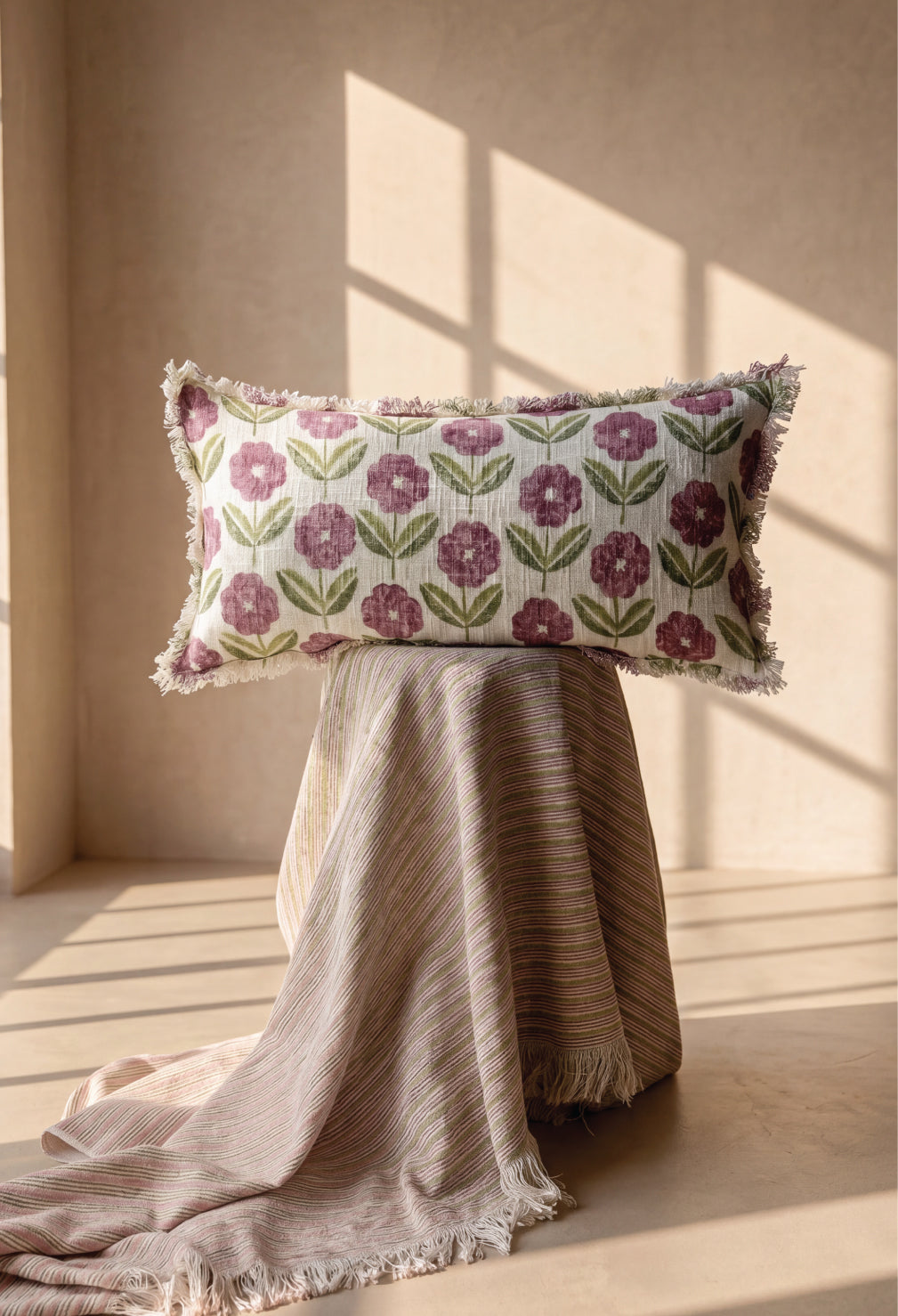 Rani Pink & Parrot Green Lumbar