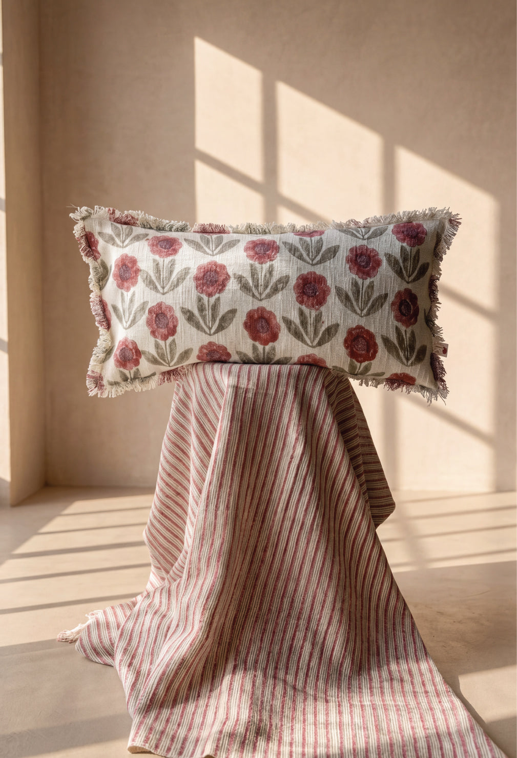 Red & Pinewood Grey Lumbar