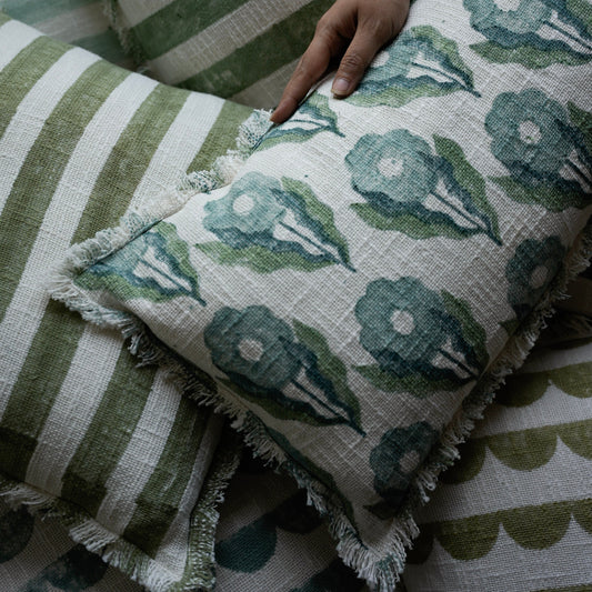 Indigo Lumbar Pillow